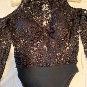 Black Lace Body Suit